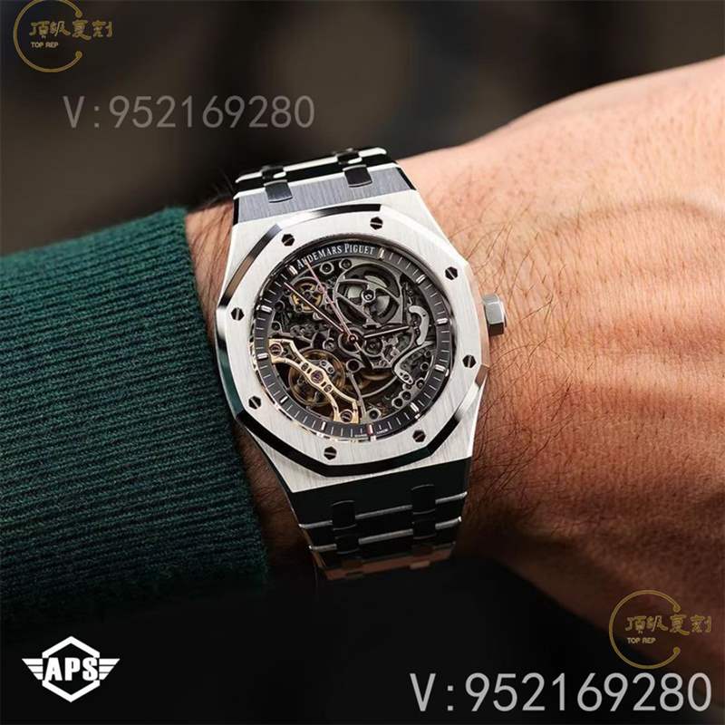 APS廠愛(ài)彼15407皇家橡樹(shù)鏤空機(jī)械復(fù)刻表做工如何,超越j(luò)f廠-復(fù)刻表