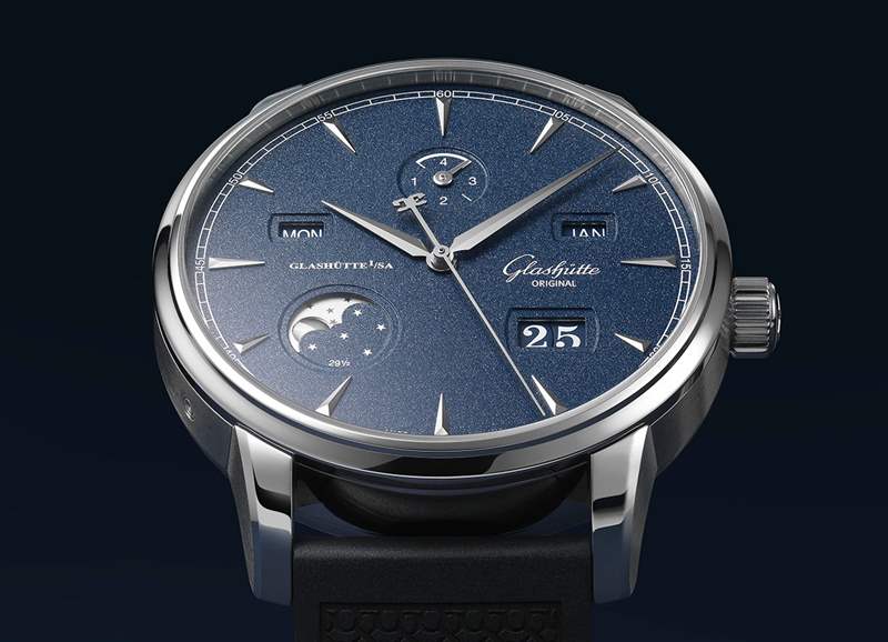 隆重推出：格拉蘇蒂原創 Senator Excellence Perpetual Calendar Bucherer “藍色版本”腕表-復刻表