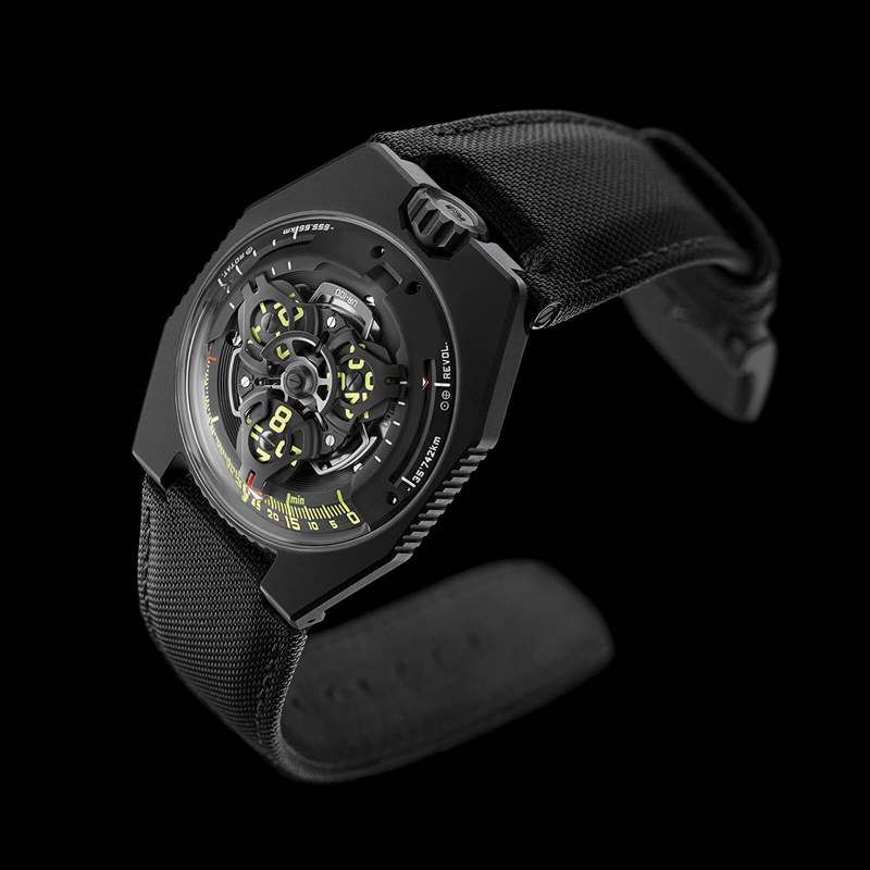 小眾手表:URWERK UR-100時空個性夜光手表-復刻表