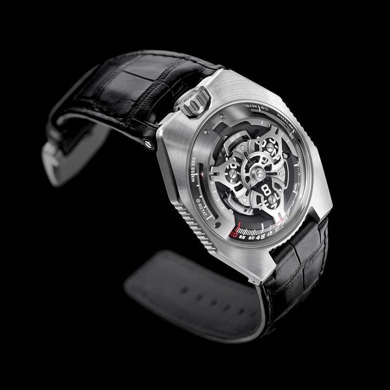 小眾手表:URWERK UR-100時空個性夜光手表-復刻表