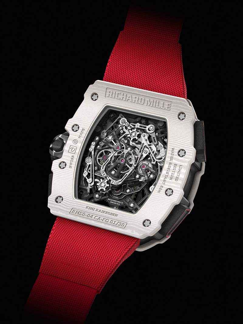 理查德米勒RM 50-04 Tourbillon Split-Seconds Chronograph Kimi R?ikk?nen手表-復(fù)刻表