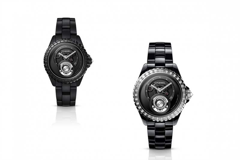 香奈兒Chanel 2022新表面世J12 Diamond Tourbillon陀飛輪機芯再創(chuàng)巔峰-復刻表