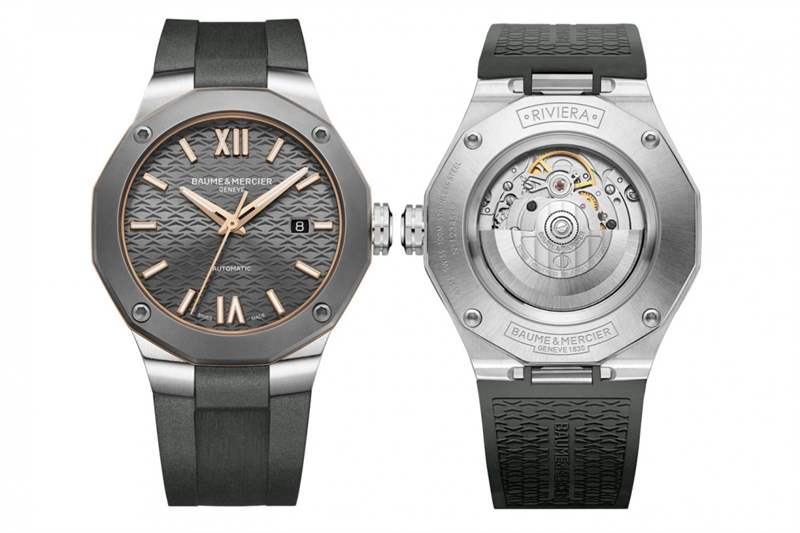 Baume & Mercier Riviera全新灰調(diào)帶來更優(yōu)雅的呈現(xiàn)-復(fù)刻表