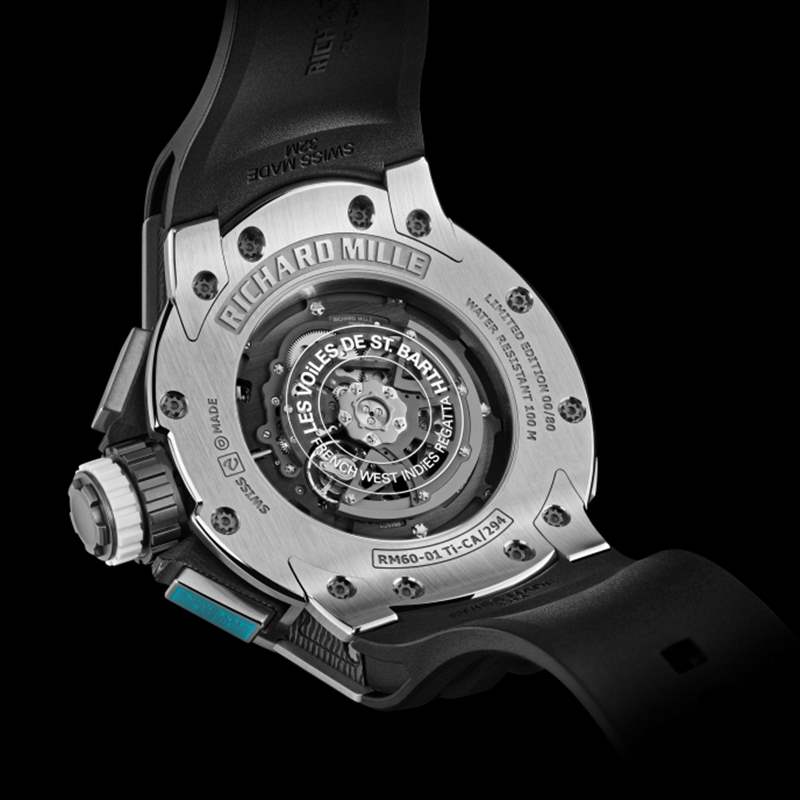 2021最新理查德Richard Mille RM60-01 Les Voiles de St Barth的航海藍調(diào)-復(fù)刻表