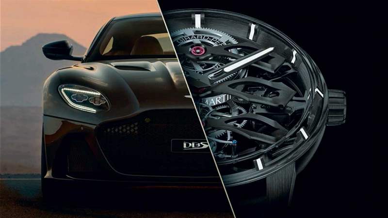 Girard-Perregaux芝柏表聯(lián)乘Aston Martin｜一身黑魂的Tourbillon with Three Flying Bridges - Aston Martin Edition-復(fù)刻表