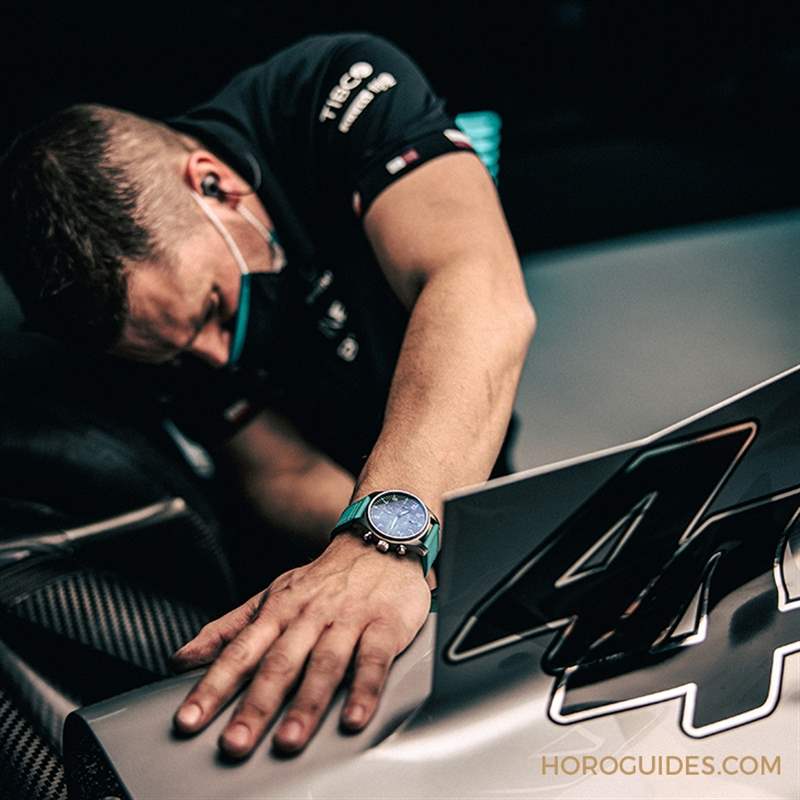 IWC萬(wàn)國(guó)第一款F1車(chē)隊(duì)官方時(shí)計(jì),Mercedes-AMG馬石油綠色亮眼上手-復(fù)刻表