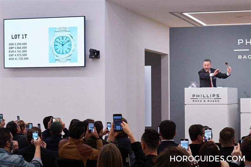 百達翡麗5711 Tiffany Blue，成交價臺幣1億8000萬、港幣5000萬-復刻表