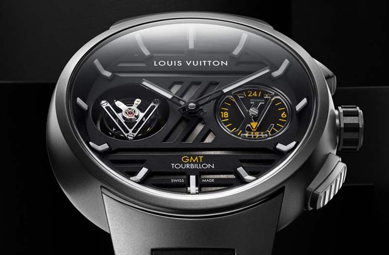 Louis Vuitton Tambour Curve GMT Flying Tourbillon｜注入現(xiàn)代風格的對稱美學-復刻表