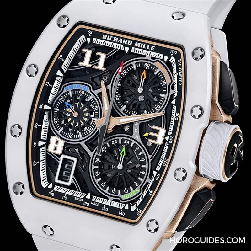 RICHARD MILLE 72-01計時碼表,再添黑白陶瓷款-復刻表