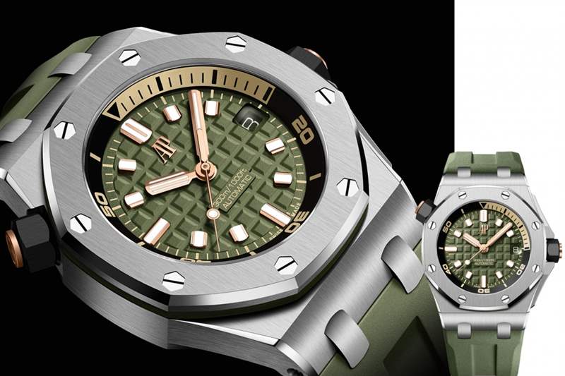 Audemars Piguet愛彼2021年最新Royal Oak Offshore Diver潛水表-復(fù)刻表