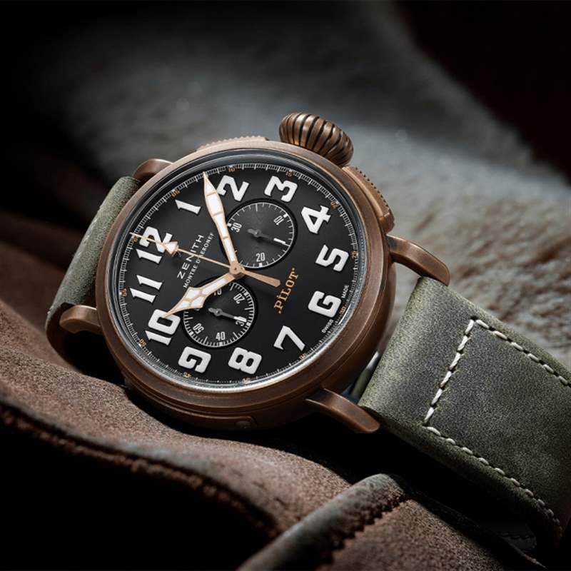 經(jīng)典飛行表｜5款人氣真力時Zenith Pilot Type 20手表推介-復(fù)刻表