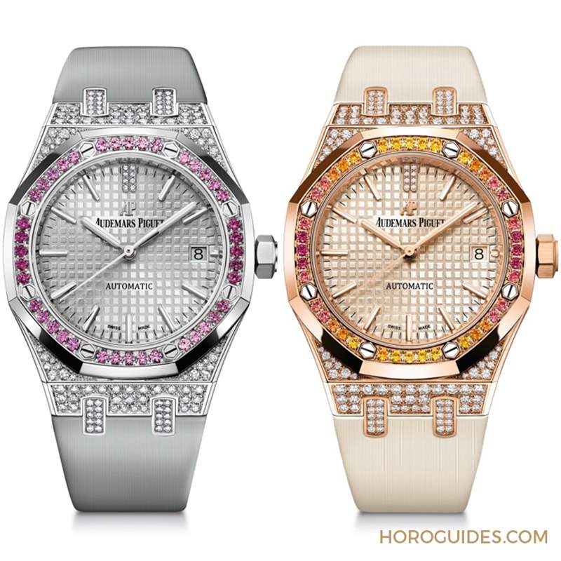 漸層寶石流光，愛彼皇家橡樹自動(dòng)上鏈37毫米腕表-復(fù)刻表