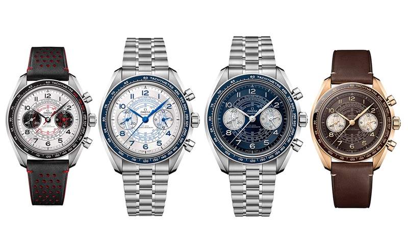 測速、測距、脈搏速度一次掌握，歐米茄超霸系列Chronoscope復古計時碼表-復刻表