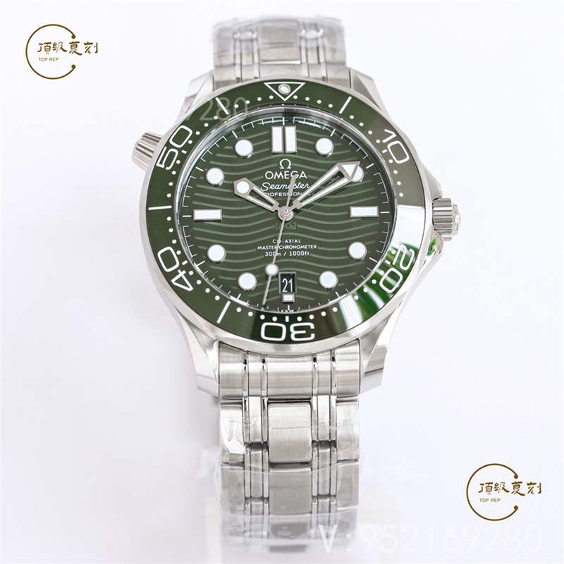 OR廠爆款綠盤海馬300上市,OR廠歐米茄海馬300綠盤做工如何-復刻表