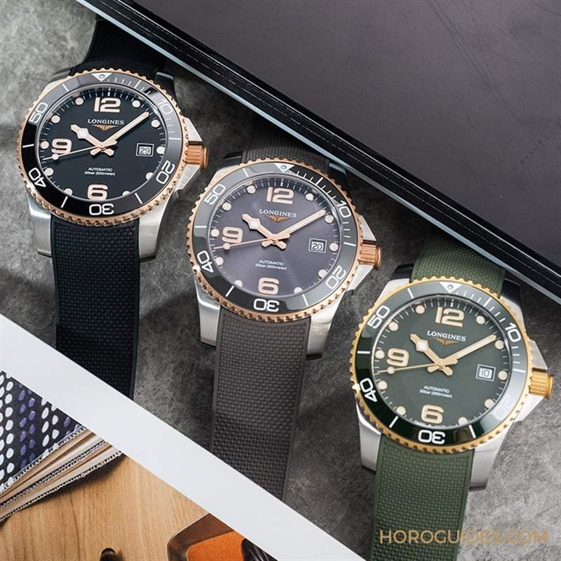 秒變型男的三步驟：浪琴表深海征服者Two-tone雙色款-復刻表