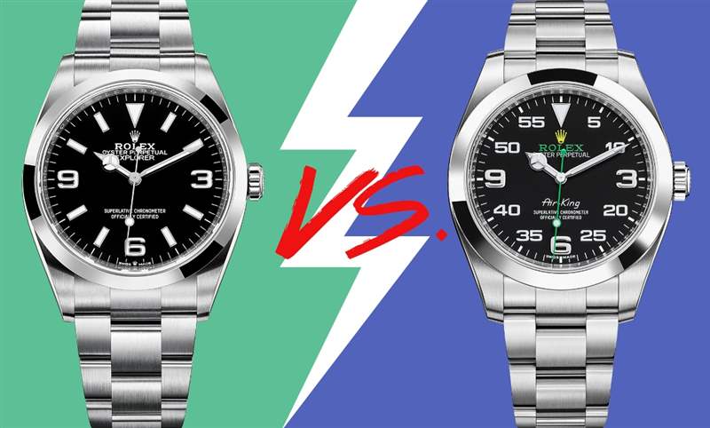 勞力士入門二選一! 探一Explorer I 124270 vs 空中霸王Air King 116900-復(fù)刻表