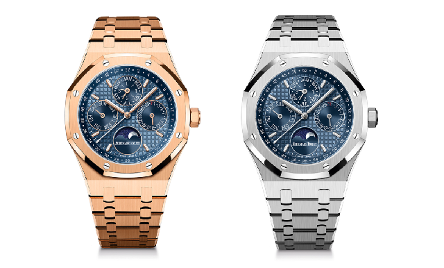 再添新藍(lán)面！愛彼皇家橡樹萬年歷腕表-復(fù)刻表