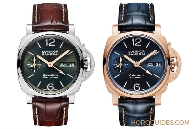 破天荒頭一回！以專利鉑金與紅金入作，Panerai首次推出萬年歷腕表-復刻表