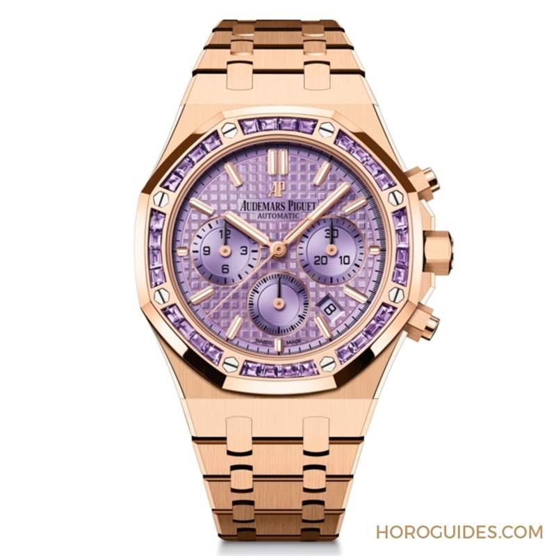 紫水晶圈！霜金彩虹圈！這是愛彼皇家橡樹表系里的盛世美顏-復刻表