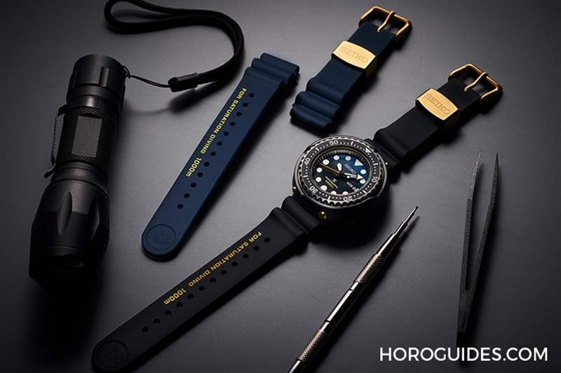 SEIKO Prospex深潛千米鮪魚罐頭，藍黑面盤新色｜1986年石英潛水表35周年限量表-復刻表