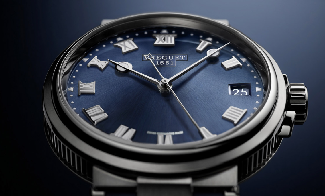 寶璣Marine航海系列推出鈦金屬藍(lán)與玫瑰金暖棕新色-復(fù)刻表