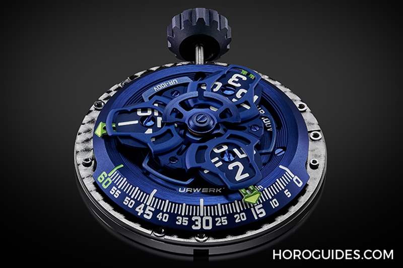 藍色星球之夢|URWERK UR-100V Blue Planet限量腕表-復刻表