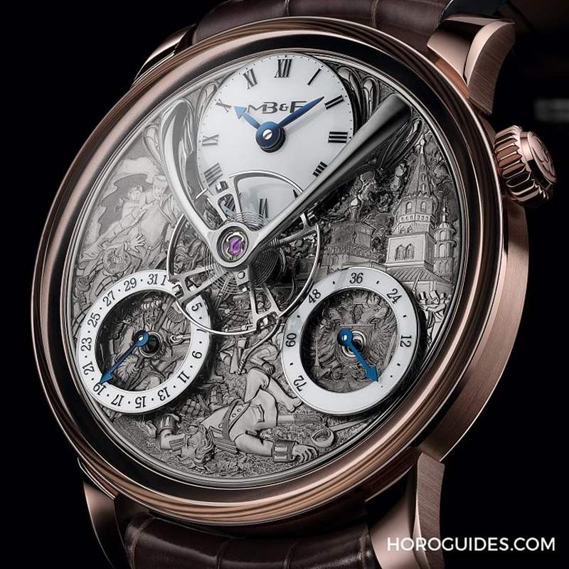精雕細(xì)琢,最有故事的面盤|MB&F LM Split Escapement Eddy Jaquet系列限量腕表-復(fù)刻表