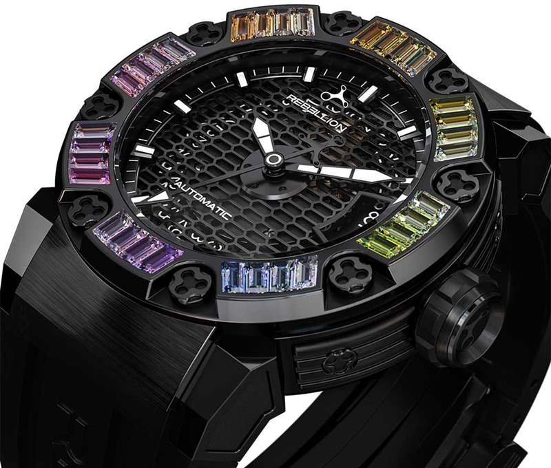 路易·莫伊內(nèi)特希望探針陀飛輪-叛亂鐵血戰(zhàn)士黑彩虹-復刻表