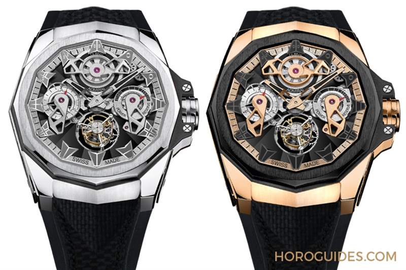 海洋風格領(lǐng)航之選｜Corum海軍上將AC-One 45鏤空陀飛輪與AC-One 38女仕鉆表-復刻表