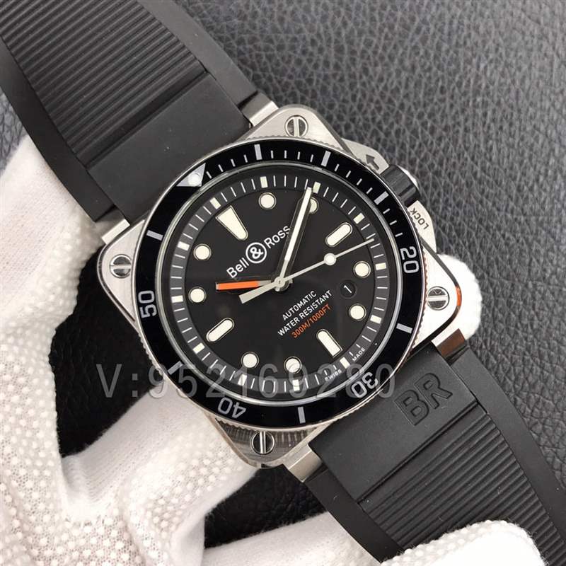 N廠柏萊士BR03-92「方形設計」潛水腕表-復刻表