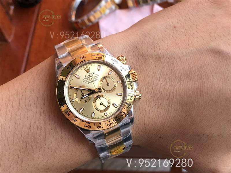N廠復刻勞力士迪通拿m116503間金金盤做工怎么樣,內附實拍圖-復刻表