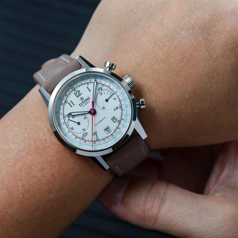 TITONI Heritage傳承系列計時碼表：復古元素集一身！-復刻表