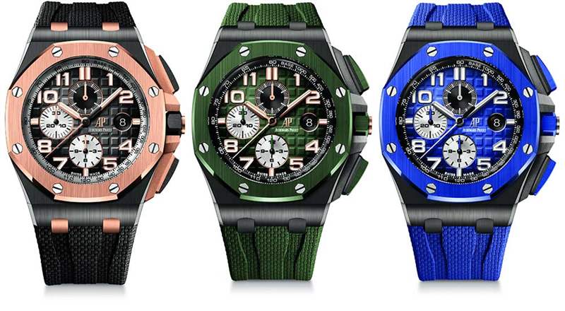 愛彼ap皇家橡樹離岸煙熏表盤，男士們的顏色-復刻表