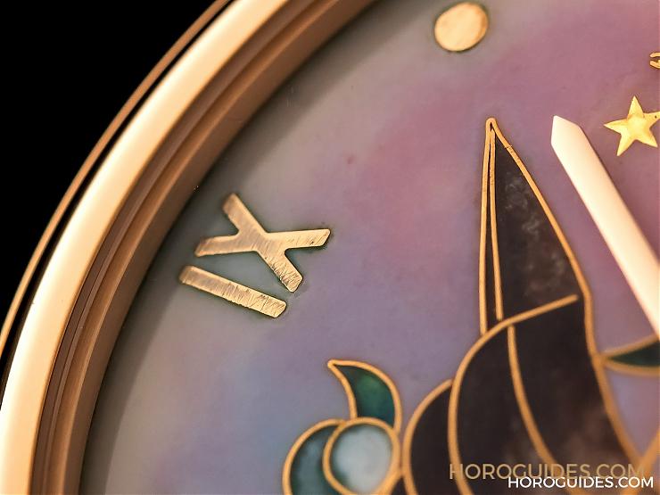 暮光夕月三問報時陀飛輪-一帆風順1950掐絲琺瑯腕表-復刻表