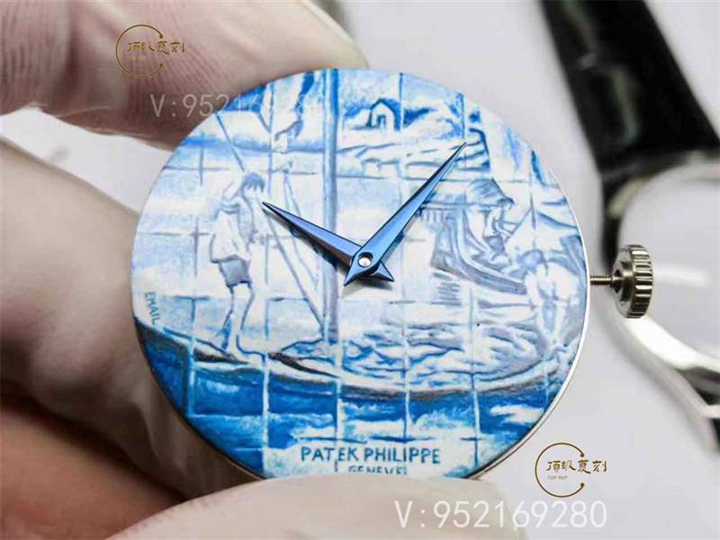 FL廠百達翡麗5089G「太加斯河上垂釣」琺瑯工藝復刻表做工怎么樣-復刻表