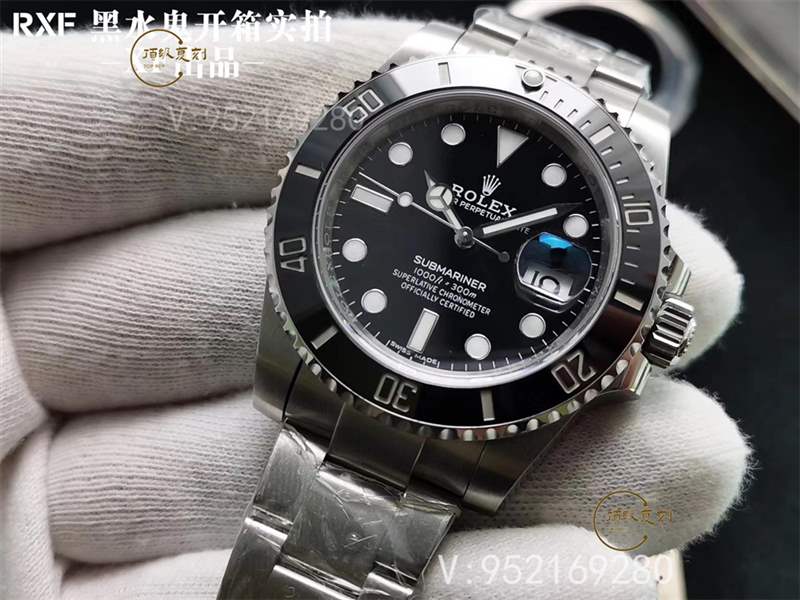 RXF廠勞力士黑水鬼對比ar廠黑水鬼復(fù)刻表怎么樣-復(fù)刻表