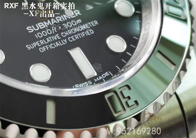 RXF廠勞力士黑水鬼對比ar廠黑水鬼復(fù)刻表怎么樣-復(fù)刻表