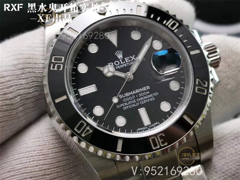 RXF廠勞力士黑水鬼對比ar廠黑水鬼復(fù)刻表怎么樣-復(fù)刻表