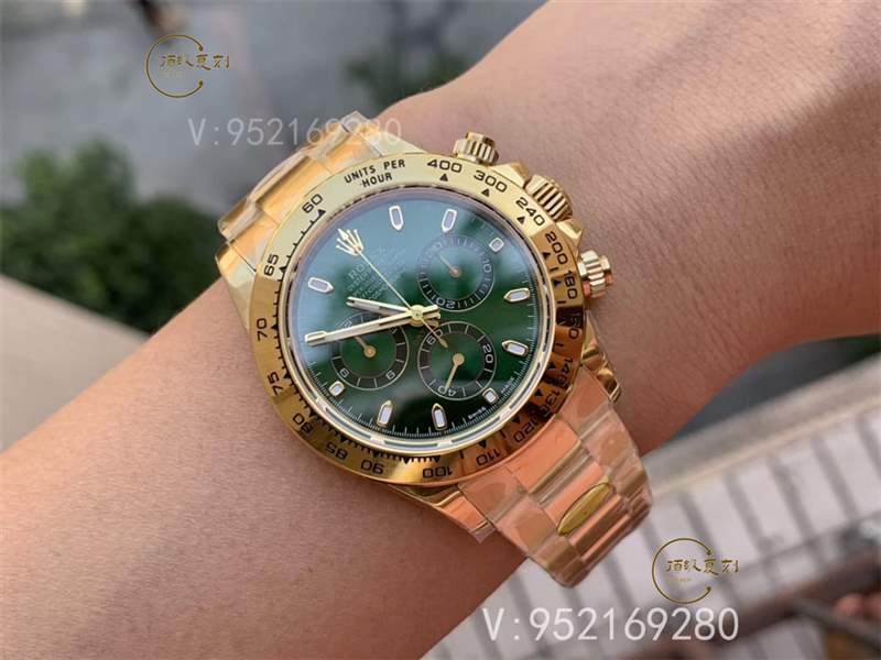 N廠勞力士迪通拿金綠迪m116508復(fù)刻表值得入手嗎-復(fù)刻表