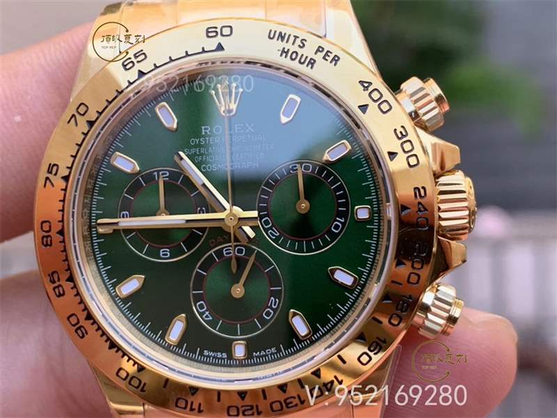 N廠勞力士迪通拿金綠迪m116508復(fù)刻表值得入手嗎-復(fù)刻表