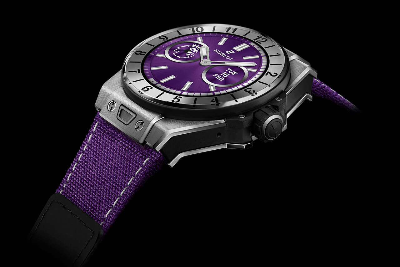 宇舶Big Bang E超級聯賽足球定制紫色腕表-復刻表