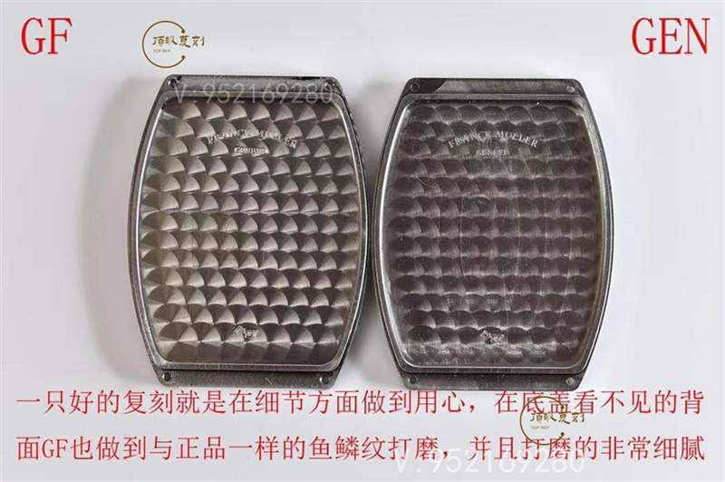 GF廠法穆蘭(法蘭克穆勒)Casablanca系列8880男士復刻表真假對比-復刻表