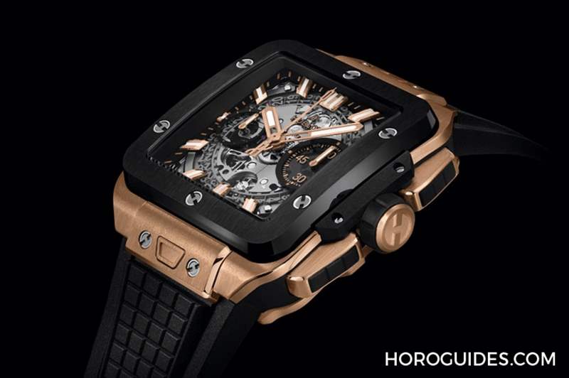 高階運動方表這樣搭,怎一個瀟灑了得|Hublot Square Bang Unico計時碼表-復(fù)刻表