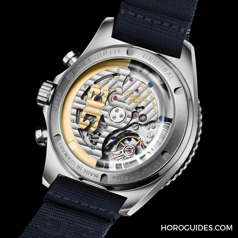 藍(lán)面、藍(lán)陶瓷圈打頭陣！ Glashütte Original SeaQ系列首次搭載計(jì)時(shí)功能-復(fù)刻表