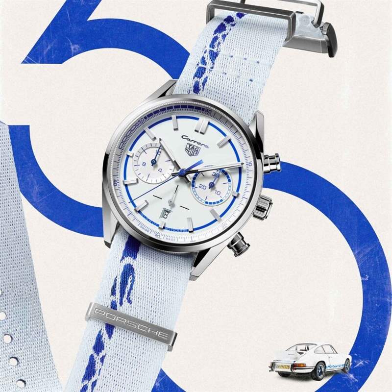 TAG HEUER X PORSCHE 定義版發布！慶祝911 Carrera RS 2.7 50周年-復刻表