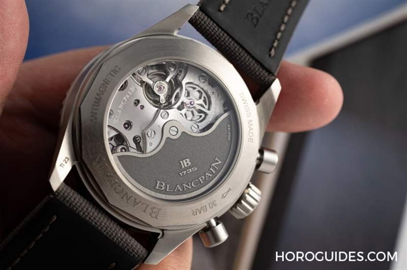 18K紅金藍(lán)面、23級(jí)鈦灰面，Blancpain五十噚深潛器飛返計(jì)時(shí)碼表兩款延伸新作-復(fù)刻表