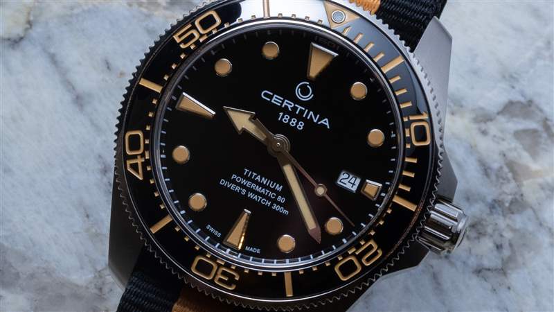 觀看評論:Certina DS Action Diver Titanium-復刻表