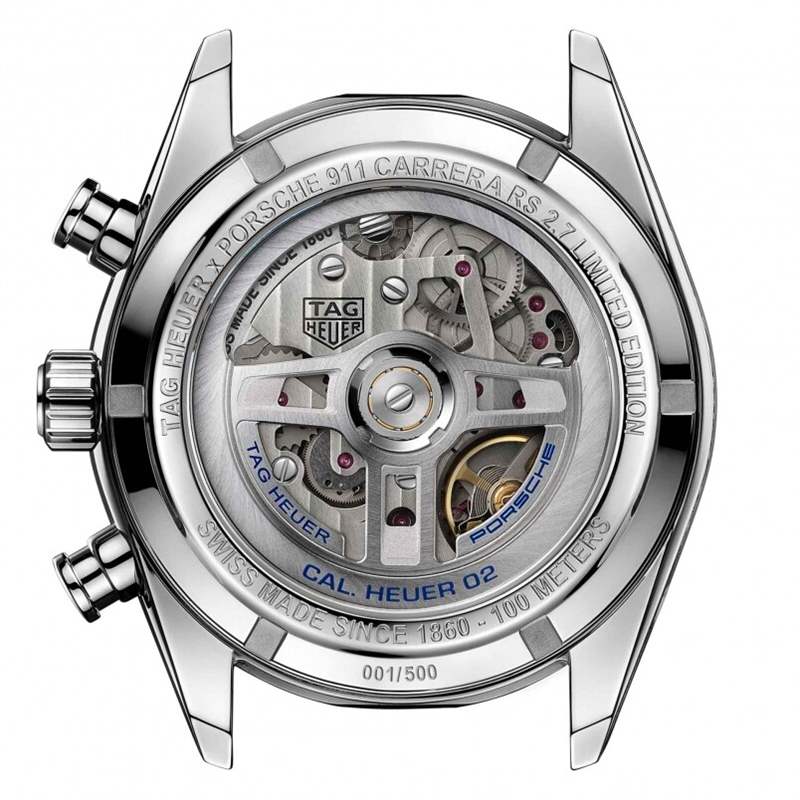 TAG HEUER X PORSCHE 定義版發布！慶祝911 Carrera RS 2.7 50周年-復刻表