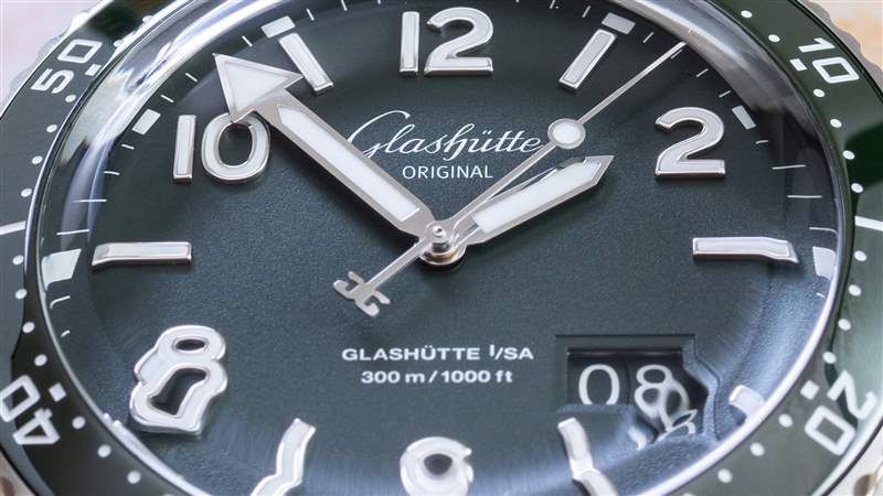 動手實踐：格拉蘇蒂原創 SeaQ 綠色表盤精鋼潛水表-復刻表