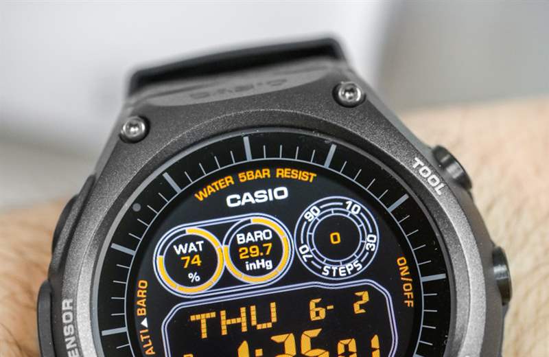 卡西歐WSD-F10 Android Wear智能手表評測-復刻表